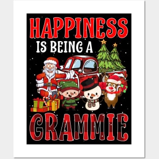 Happiness Is Being A Grammie Christmas Posters and Art